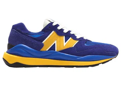 Pre-owned New Balance Men's  57/40 Sneakers In Blue/yellow In Multi