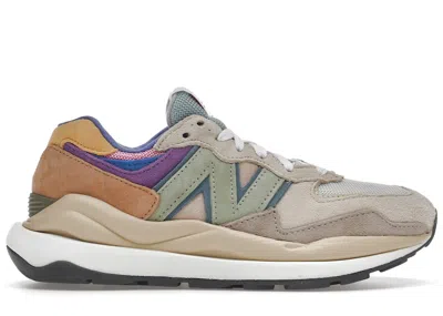 Pre-owned New Balance Men's  57/40 Sneakers In Calm Taupe/vibrant Apricot