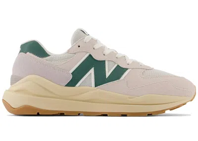 Pre-owned New Balance Men's  57/40 Sneakers In Moonbeam/nightwatch Green/sea Salt