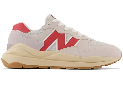Pre-owned New Balance Men's  57/40 Sneakers In Moonbeam/true Red/sea Salt In Multi