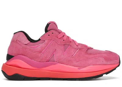 Pre-owned New Balance Men's  57/40 Valentine's Day (2021) Sneakers In Pink Glo/neo Flame