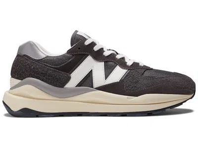 Pre-owned New Balance Men's  57/40 Vintage Sneakers In Dark Grey/white