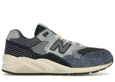 Pre-owned New Balance Men's  580 Boro Pack Sneakers In Indigo/blue