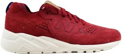 Pre-owned New Balance Men's  580 Deconstructed Sneakers In Burgundy/off White