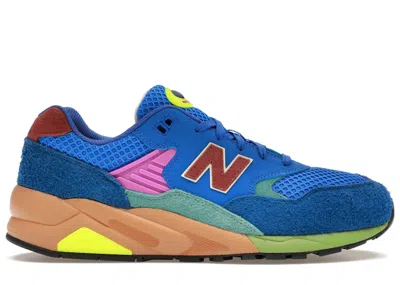 Pre-owned New Balance Men's  580 Gum Sneakers In Blue