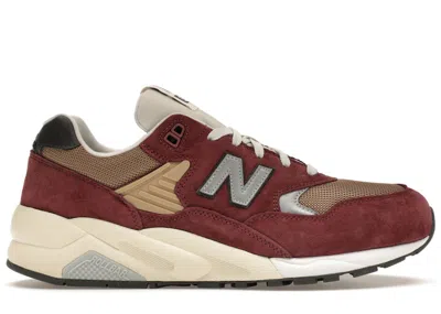 Pre-owned New Balance Men's  580 Sneakers In Washed Burgundy/nimbus Cloud/mindful Grey