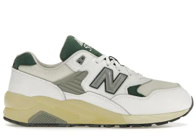 Pre-owned New Balance Men's  580 Sneakers In White/nightwatch Green/sea Salt In Multi