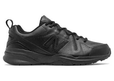 Pre-owned New Balance Men's  608v5 Slip Resistant Sneakers In Black