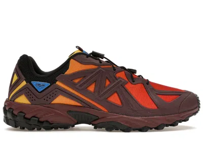 Pre-owned New Balance Men's  610 Sneakers In Burgundy/true Red/lemon Zest In Multi