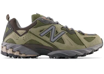 Pre-owned New Balance Men's  610 Sneakers In Covert Green/dark Moss/rich Earth