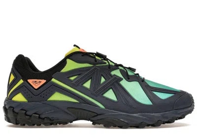 Pre-owned New Balance Men's  610 Sneakers In Navy Blue/airyteal/lemon Zest