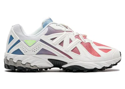 Pre-owned New Balance Men's  610 Sneakers In White/gulf Red/coastal Blue