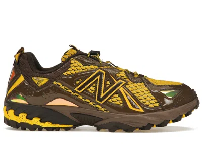 Pre-owned New Balance Men's  610t Amine The Mooz Sneakers In Desert Palm/true Yellow