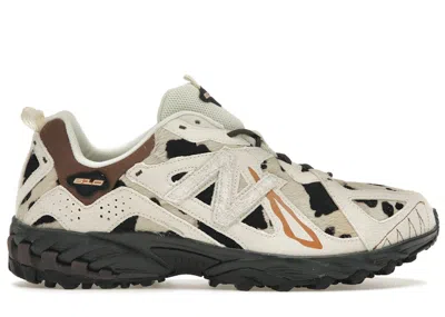 Pre-owned New Balance Men's  610v1 Cow Print Sneakers In Angora/true Brown/black In Multi