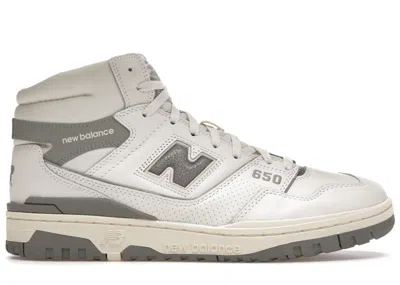 Pre-owned New Balance Men's  650r Aime Leon Dore Sneakers In White/grey