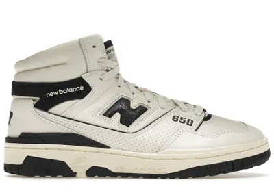 Pre-owned New Balance Men's  650r Aime Leon Dore Sneakers In White/navy Blue