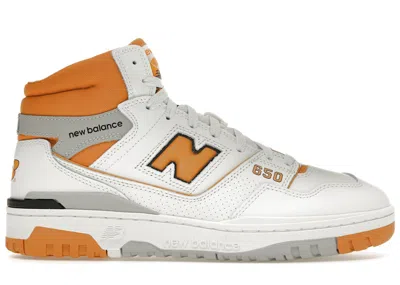 Pre-owned New Balance Men's  650r Sneakers In White/canyon