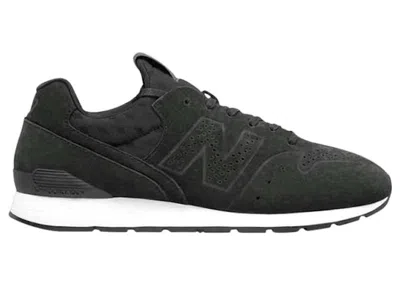 Pre-owned New Balance Men's  696 Deconstructed Sneakers In Black/white