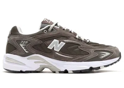 Pre-owned New Balance Men's  725 Black Olive Sneakers In Dark Olive/charcoal