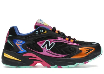 Pre-owned New Balance Men's  725v1 Sneakers In Black/purple In Multi