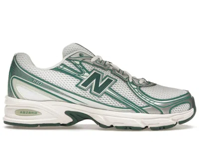 Pre-owned New Balance Men's  740v2 Sneakers In White/marsh Green/sea Salt