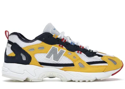 Pre-owned New Balance Men's  827 Abzorb Aime Leon Dore Sneakers In Yellow