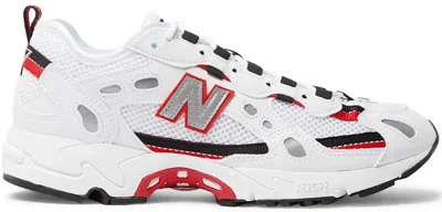 Pre-owned New Balance Men's  827 Abzorb Og Sneakers In White/red/black In Multi