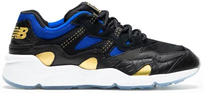 Pre-owned New Balance Men's  850 Kawhi Four Bounces Sneakers In Black/blue/gold