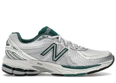 Pre-owned New Balance Men's  860v2 Aimé Leon Dore Sneakers In Grey/green In Multi