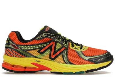 Pre-owned New Balance Men's  860v2 Aime Leon Dore Sneakers In Yellow/orange