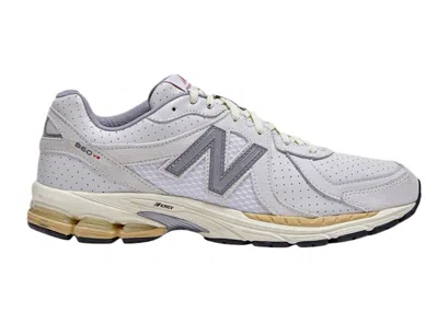 Pre-owned New Balance Men's  860v2 Thisisneverthat Sneakers In White/grey In Gray