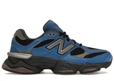 Pre-owned New Balance Men's  9060 Dark Royal Brown Sneakers In Black/blue Agate