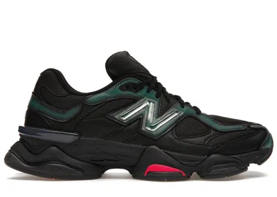 Pre-owned New Balance Men's  9060 Mowalola Burglarwear Sneakers In Black/teal/pink