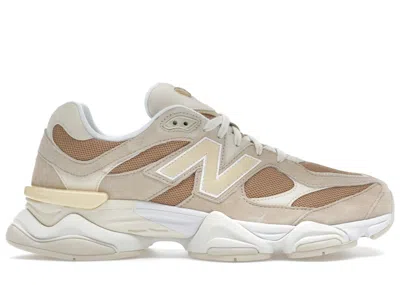 Pre-owned New Balance Men's  9060 Sneakers In Brown Ivory/white