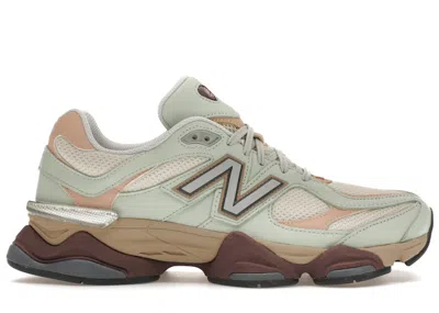 Pre-owned New Balance Men's  9060 Sneakers In Clay Ash/linen/dark Vintage Rose In Multi