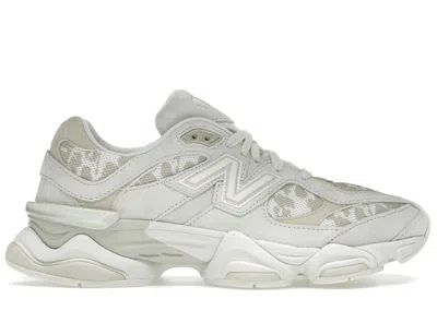 Pre-owned New Balance Men's  9060 Sneakers In Cream/leopard