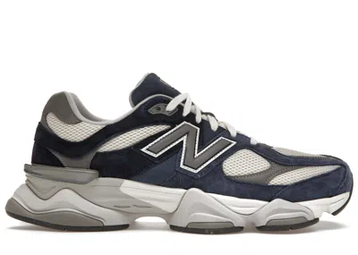 Pre-owned New Balance Men's  9060 Sneakers In Natural Indigo/vintage Indigo/calm Taupe In Multi