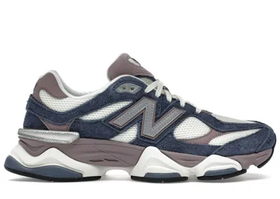 Pre-owned New Balance Men's  9060 Sneakers In Navy Blue/ice Wine In Multi