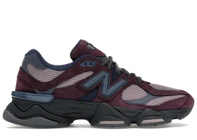 Pre-owned New Balance Men's  9060 Sneakers In Plum Brown/ice Wine/dark Arctic Grey