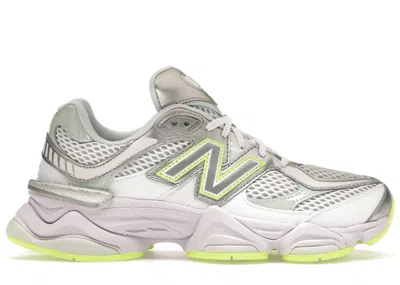 Pre-owned New Balance Men's  9060 Sneakers In White/silver Metallic/taro