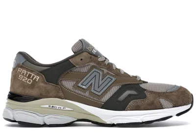Pre-owned New Balance Men's  920 Patta Sneakers In Olive/grey