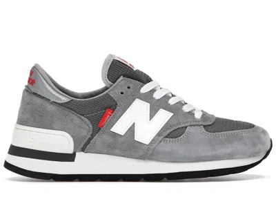Pre-owned New Balance Men's  990v1 Version 1 40th Anniversary Sneakers In Grey/white/black