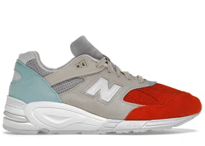 Pre-owned New Balance Men's  990v2 Kith Cyclades (without Socks) Sneakers In Rust/parchment