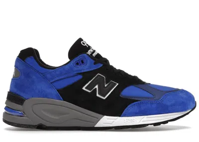 Pre-owned New Balance Men's  990v2 Royal Sneakers In Blue/black In Multi