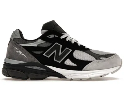 Pre-owned New Balance Men's  990v3 Miusa Dtlr Gr3yscale Sneakers In Black/grey In Multi