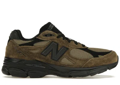 Pre-owned New Balance Men's  990v3 Miusa Jjjjound Sneakers In Brown/black In Multi