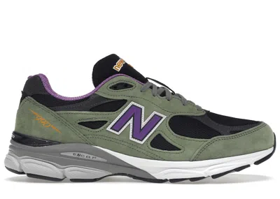 Pre-owned New Balance Men's  990v3 Miusa Teddy Santis Sneakers In Olive Leaf/black