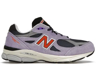 Pre-owned New Balance Men's  990v3 Miusa Teddy Santis Sneakers In Raw Amethyst/nb Navy Blue