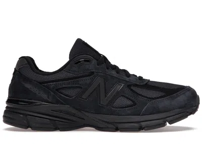 Pre-owned New Balance Men's  990v4 Jjjjound Sneakers In Navy Blue/black In Multi