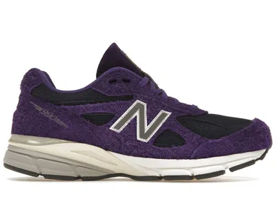 Pre-owned New Balance Men's  990v4 Miusa Teddy Santis Sneakers In Plum Purple/white/black In Multi